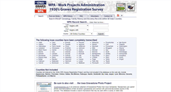 Desktop Screenshot of iowawpagraves.org